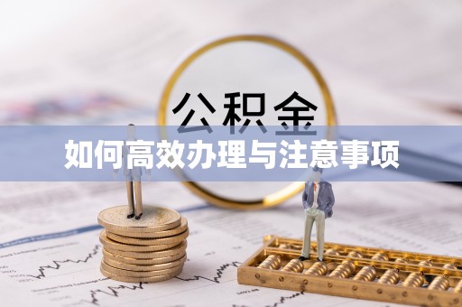茅箭如何高效办理与注意事项